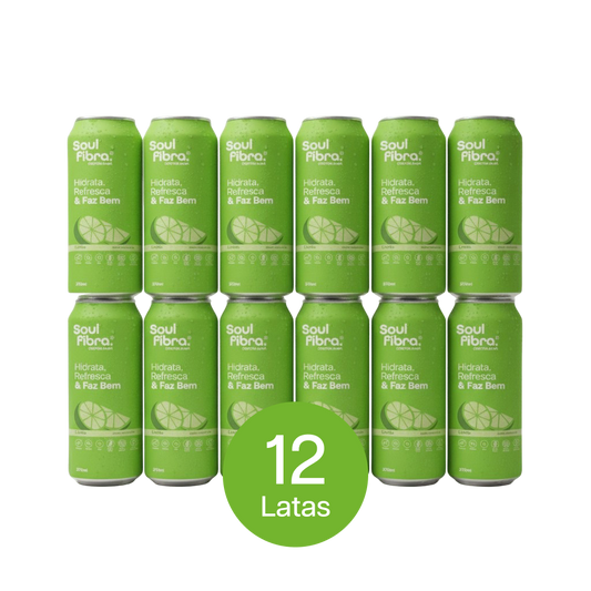 Kit 12 Latas SoulFibra Limão