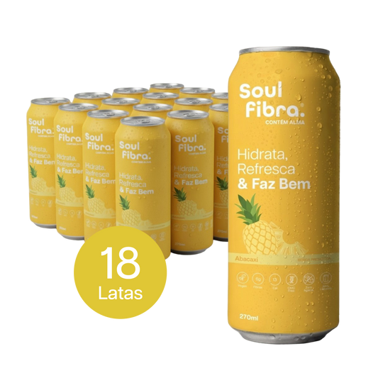 Kit 18 Latas SoulFibra Abacaxi