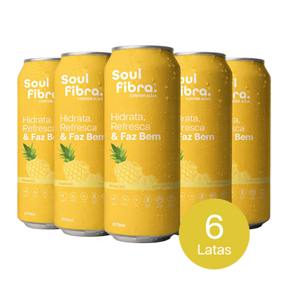 Kit 6 Latas SoulFibra Abacaxi