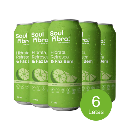 Kit 6 Latas SoulFibra Limão